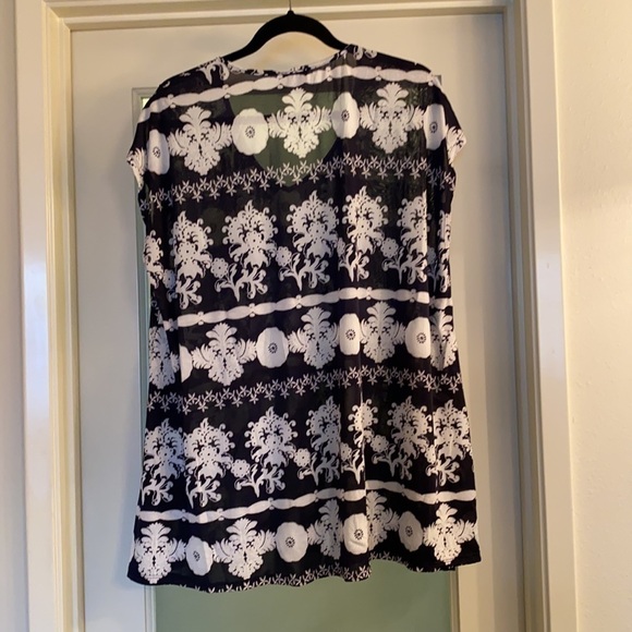 Show Me Your Mumu Womens Trapeze Style Scoop Neck Flowy Oversized Top Size M - Picture 2 of 2